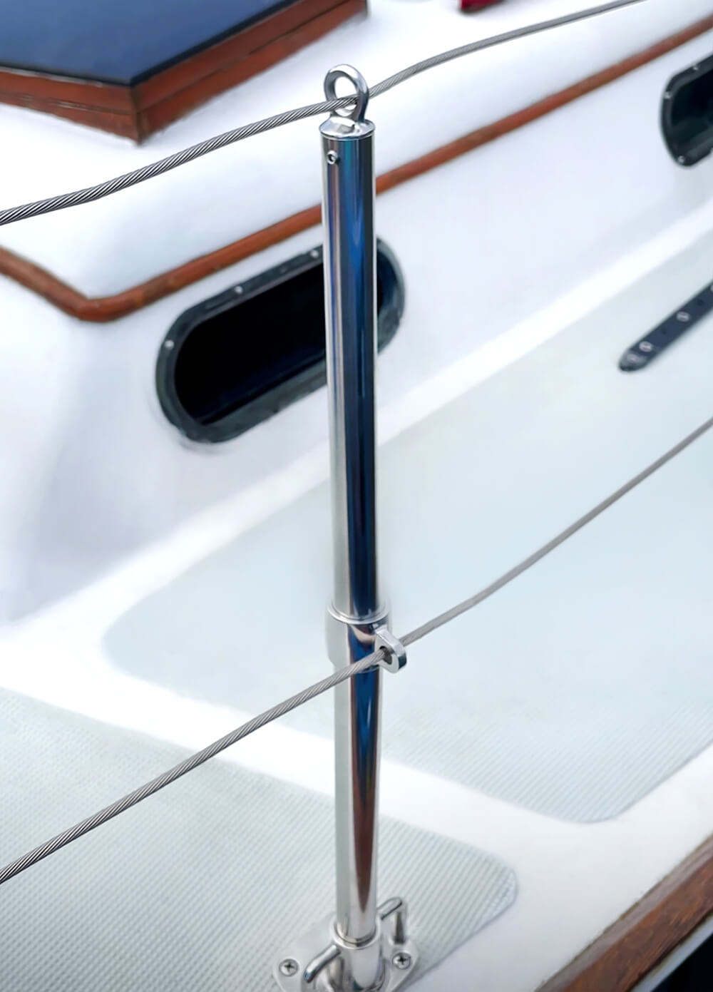 Learn how to replace a boat stanchion.